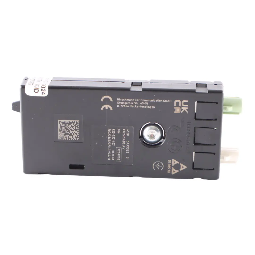 Antenna Amplifier Control Unit Module to BMW G26 with Part number 5A73DB2 BMW G26 Antenna Amplifier Control Unit Module - SKU 5A73DB2 - Part number 5A73DB2