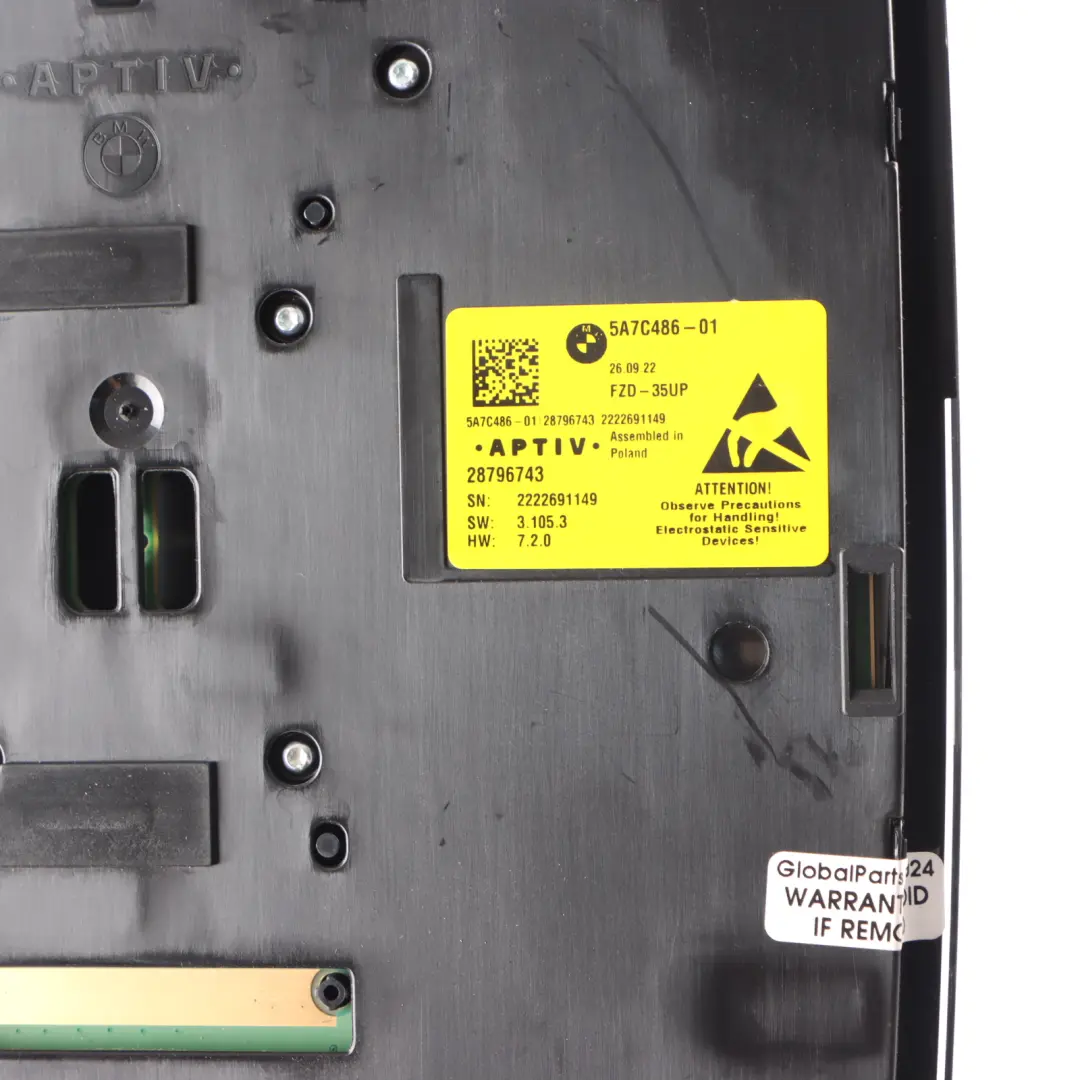 Cabin Lamp Interior Roof Light Switch Panel to BMW G20 G30 X4 G02 X6 G06 with Part number 5A7C486 BMW G20 G30 X4 G02 X6 G06 Cabin Lamp Interior Roof Light Switch Panel - SKU 5A7C486 - Part number 5A7C486