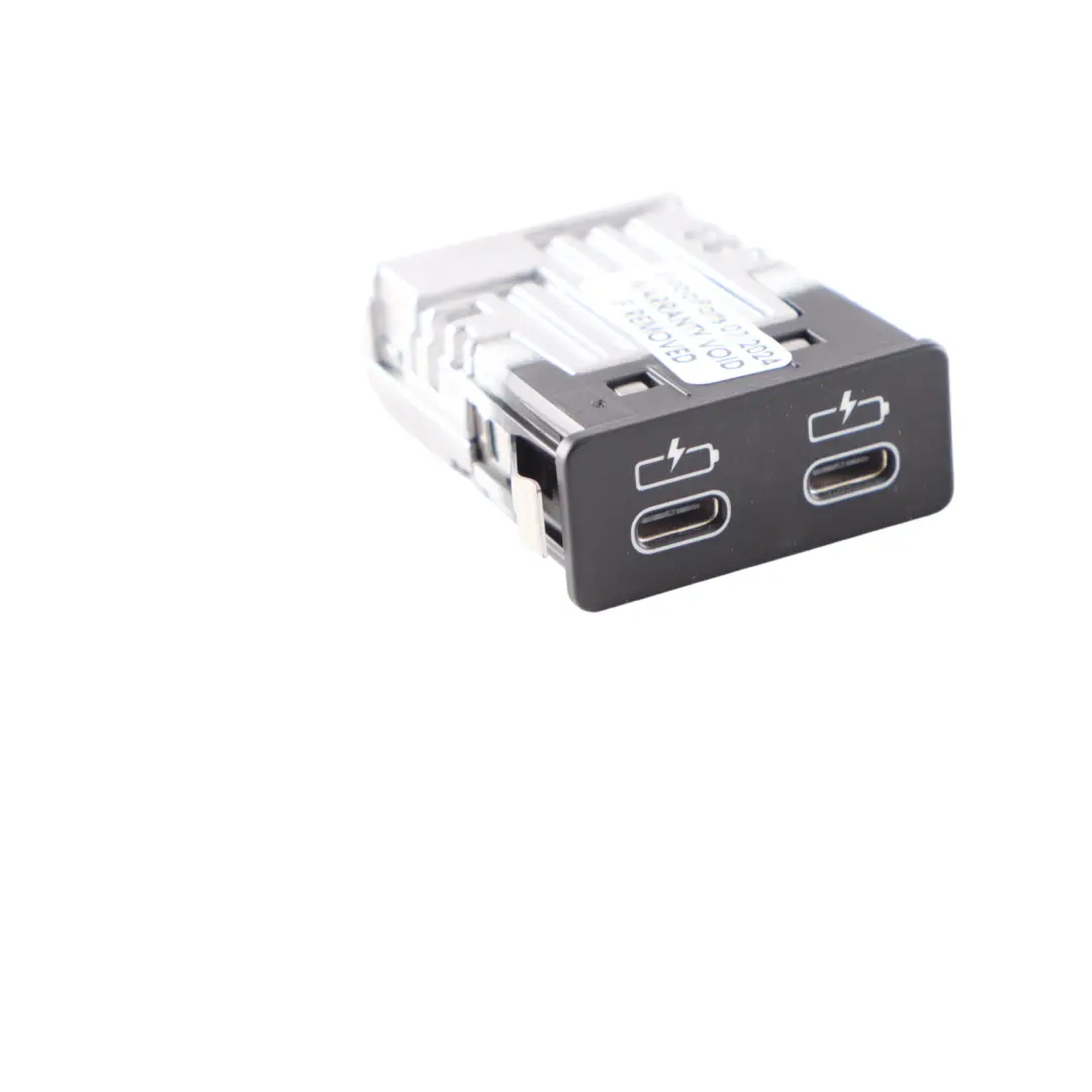 Ladebuchse BMW G26 F40 hintere Mittelkonsole Dual USB C Ladeanschluss 5A841610  - SKU 5A84160 - Teilenummer 5A84160