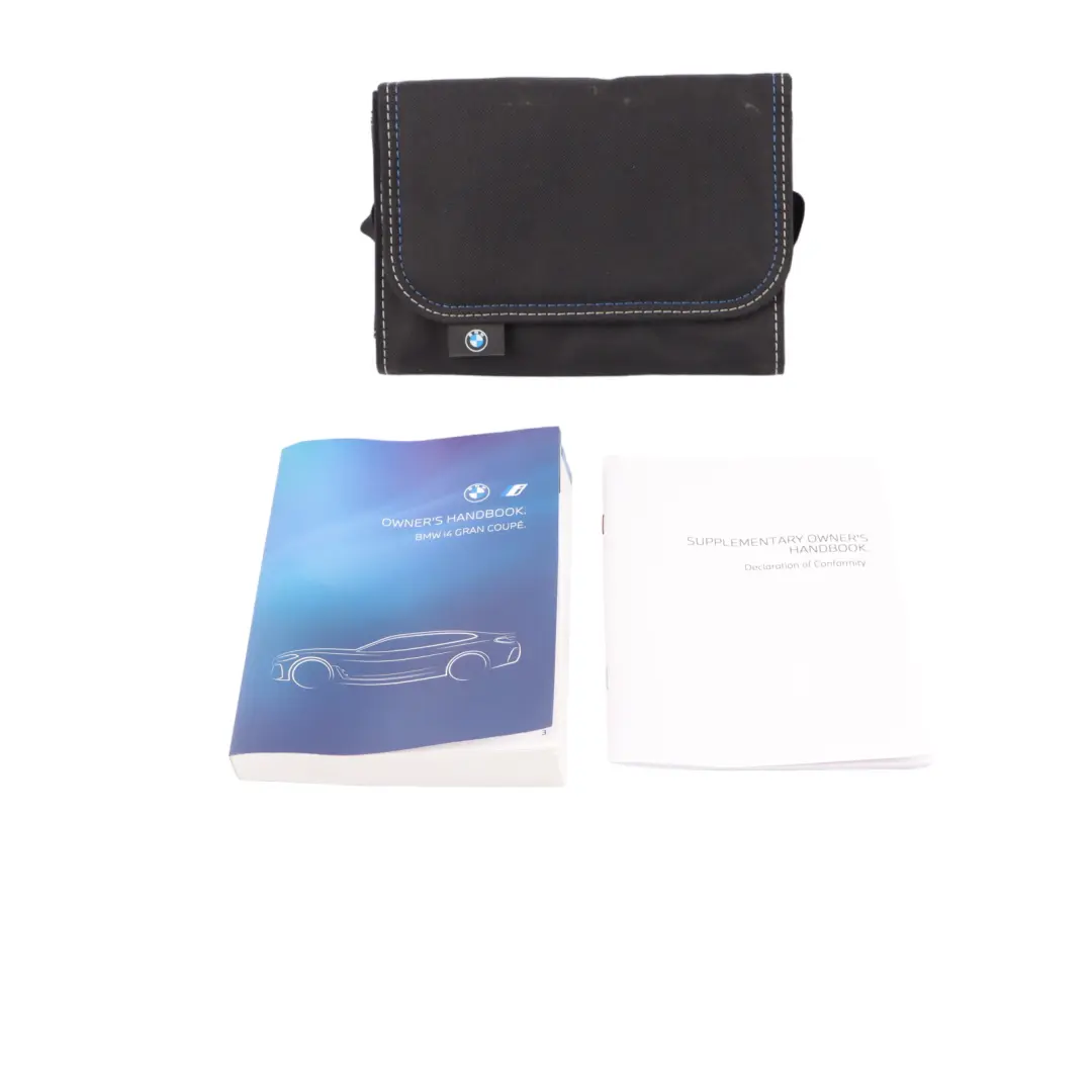 Owner's manual Handbook Booklet Case Wallet to BMW i4 G26 Gran Coupe with Part number 5A9A9F2 BMW i4 G26 Gran Coupe Owner's manual Handbook Booklet Case Wallet - SKU 5A9A9F2 - Part number 5A9A9F2