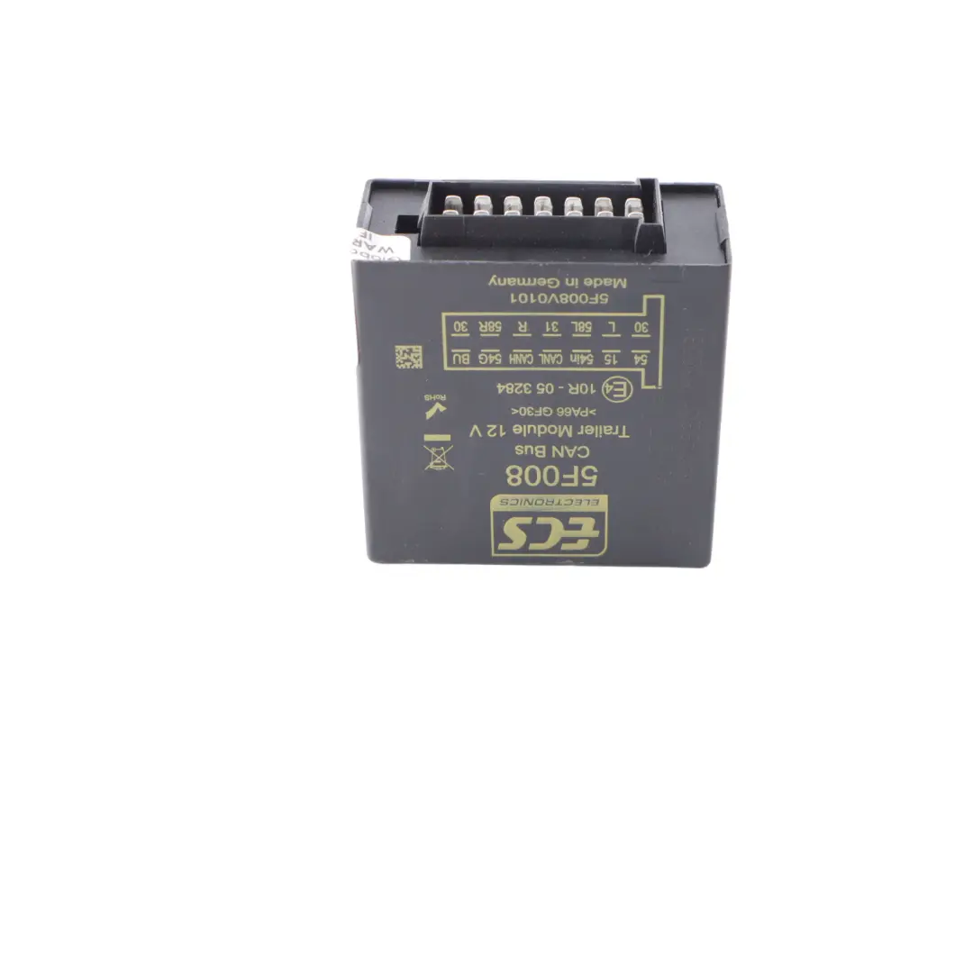 Electronics 12 V Trailer Module Control Unit V0101 to ECS with Part number 5F008 ECS Electronics 12 V Trailer Module Control Unit V0101 - SKU 5F008 - Part number 5F008