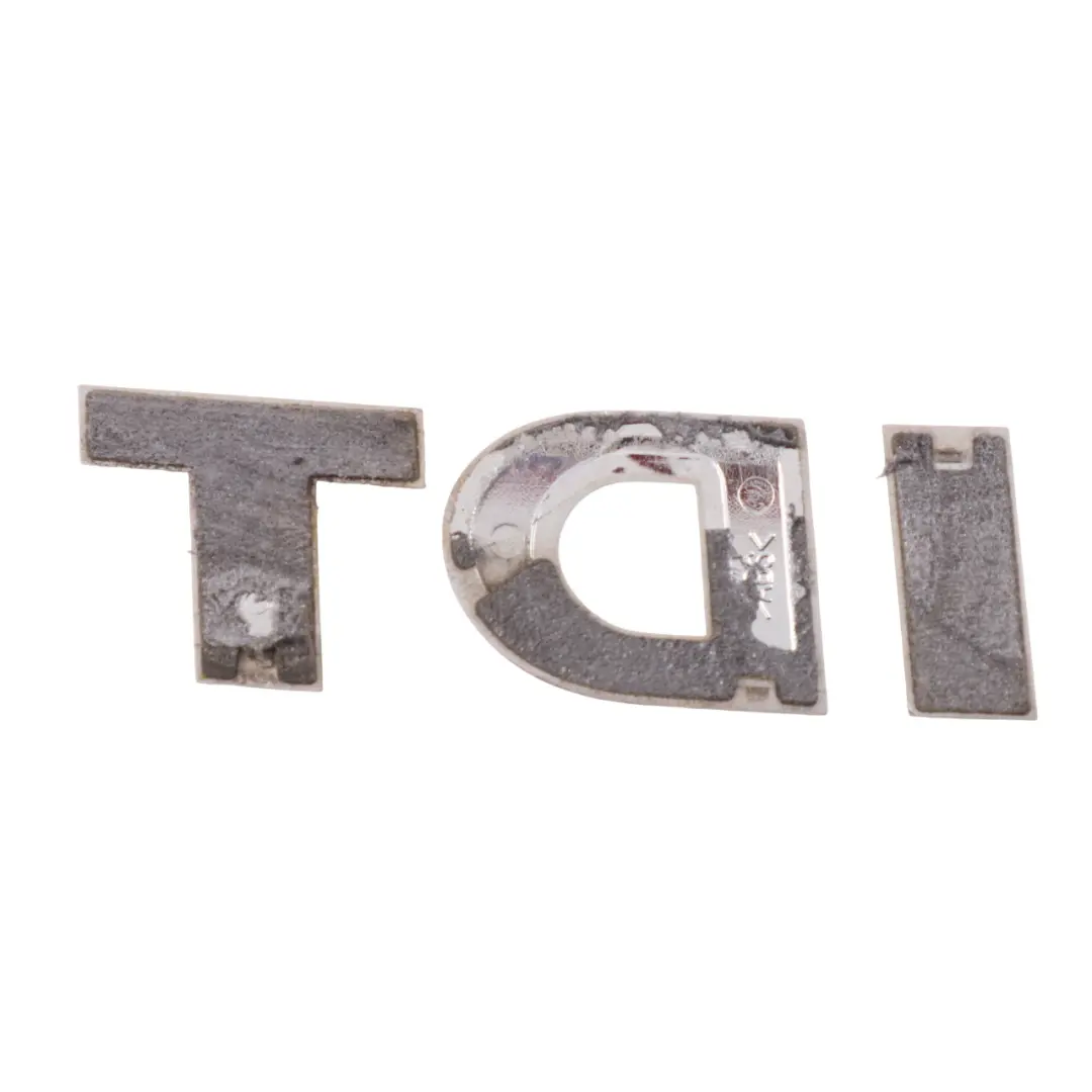 Emblem Lettering Rear TDI Trunk Badge to Volkswagen Caddy Maxi Tailgate with Part number 5K0853675AP Volkswagen Caddy Maxi Tailgate Emblem Lettering Rear TDI Trunk Badge - SKU 5K0853675AP - Part number 5K0853675AP