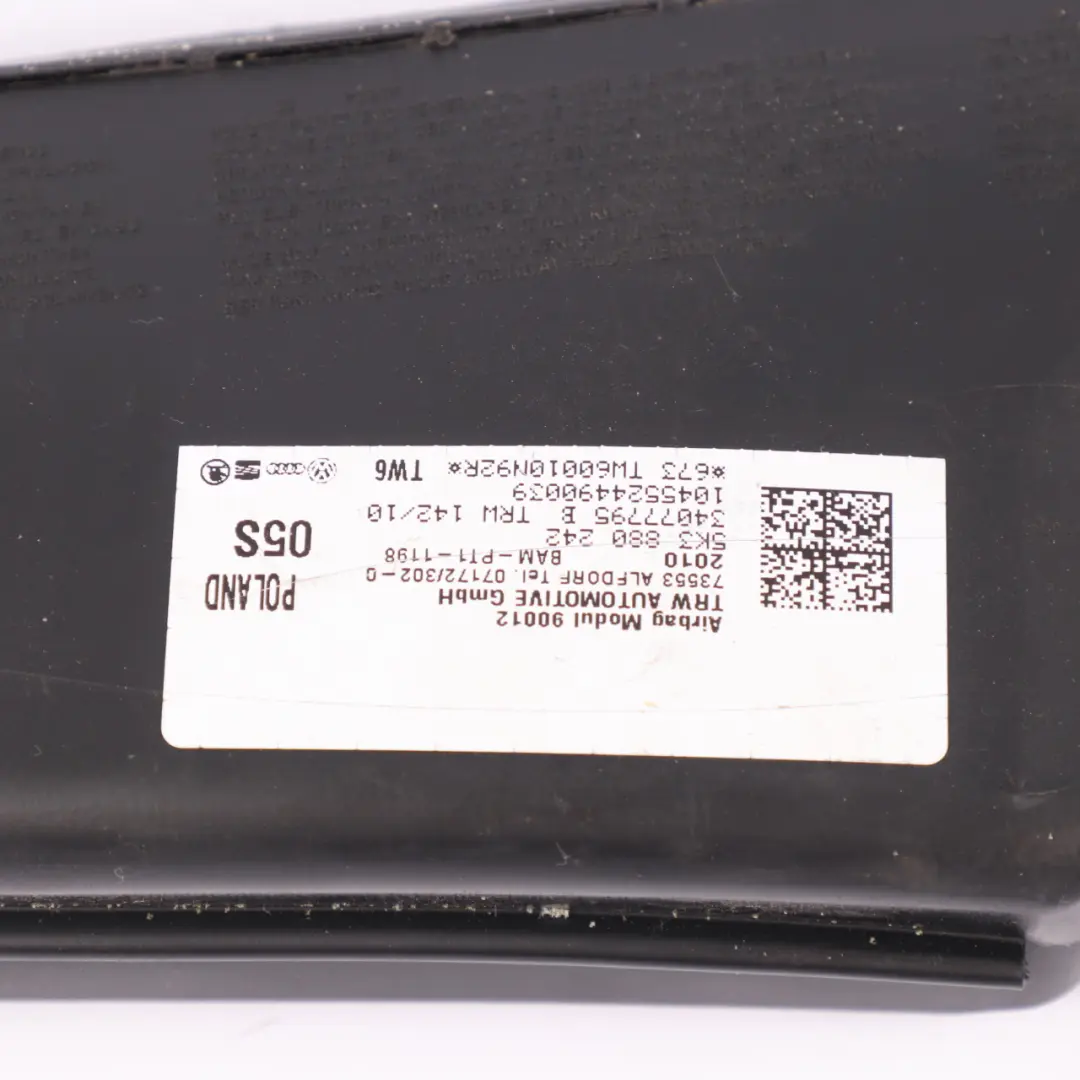 2K Poduszka Powietrzna Fotela Prawy Przód do Volkswagen VW Caddy o numerze 5K3880242 Volkswagen VW Caddy 2K Poduszka Powietrzna Fotela Prawy Przód - SKU 5K3880242 - Numer Części 5K3880242