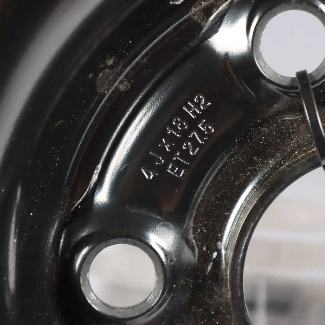 Rueda De Repuesto Acero 145/80 R18 4JX18 ET27.5 para VW Tiguan 5N con número de pieza 5N0601027A VW Tiguan 5N Rueda De Repuesto Acero 145/80 R18 4JX18 ET27.5 - SKU 5N0601027A - Número de pieza 5N0601027A