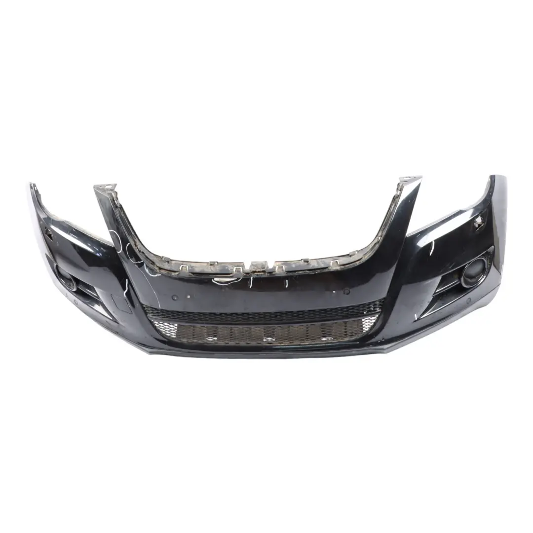 Front Bumper Volkswagen VW Tiguan 5N Front Trim Panel Cover Deep Black - C9X to with Part number 5N0807217E Front Bumper Volkswagen VW Tiguan 5N Front Trim Panel Cover Deep Black - C9X - SKU 5N0807217E-DBL - Part number 5N0807217E