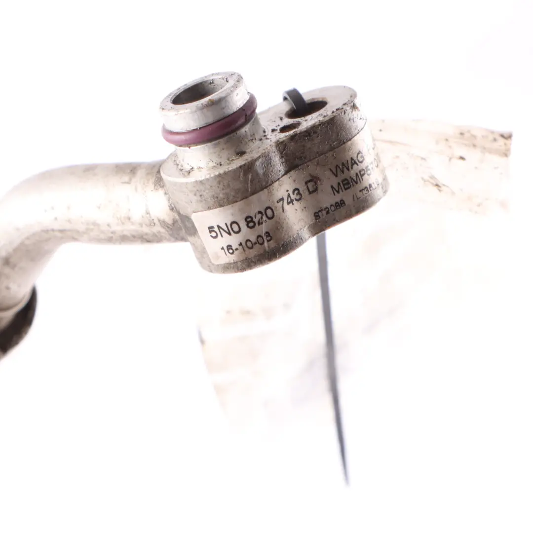 Conditioning Hose A/C Pipe Line to Volkswagen Tiguan 5N Air with Part number 5N0820743D Volkswagen Tiguan 5N Air Conditioning Hose A/C Pipe Line - SKU 5N0820743D - Part number 5N0820743D