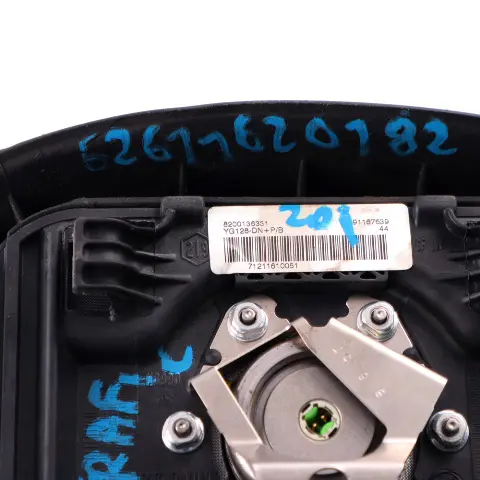 Steering Wheel Air Bag Driver's Side Module Airbag to Renault Trafic with Part number 62611620182 Renault Trafic Steering Wheel Air Bag Driver's Side Module Airbag - SKU 62611620182 - Part number 62611620182