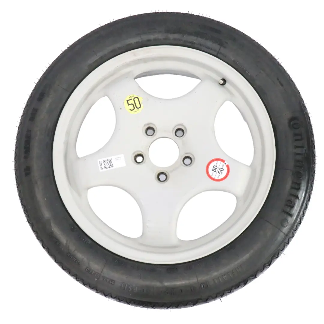 BMW Serie X5 E53 F15 Rueda de repuesto de emergencia de aleación 5JX19 ET:40 - SKU 6756858 - Número de pieza 1509164