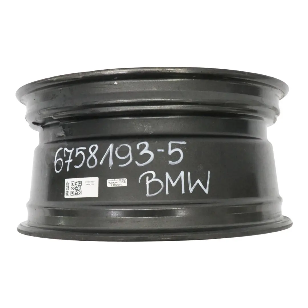 BMW Z4 E85 Hinterrad Schwarz Felge 18" Ellipsoid Styling 107 8,5J ET:50 - SKU 6758193-5 - Teilenummer 6758193