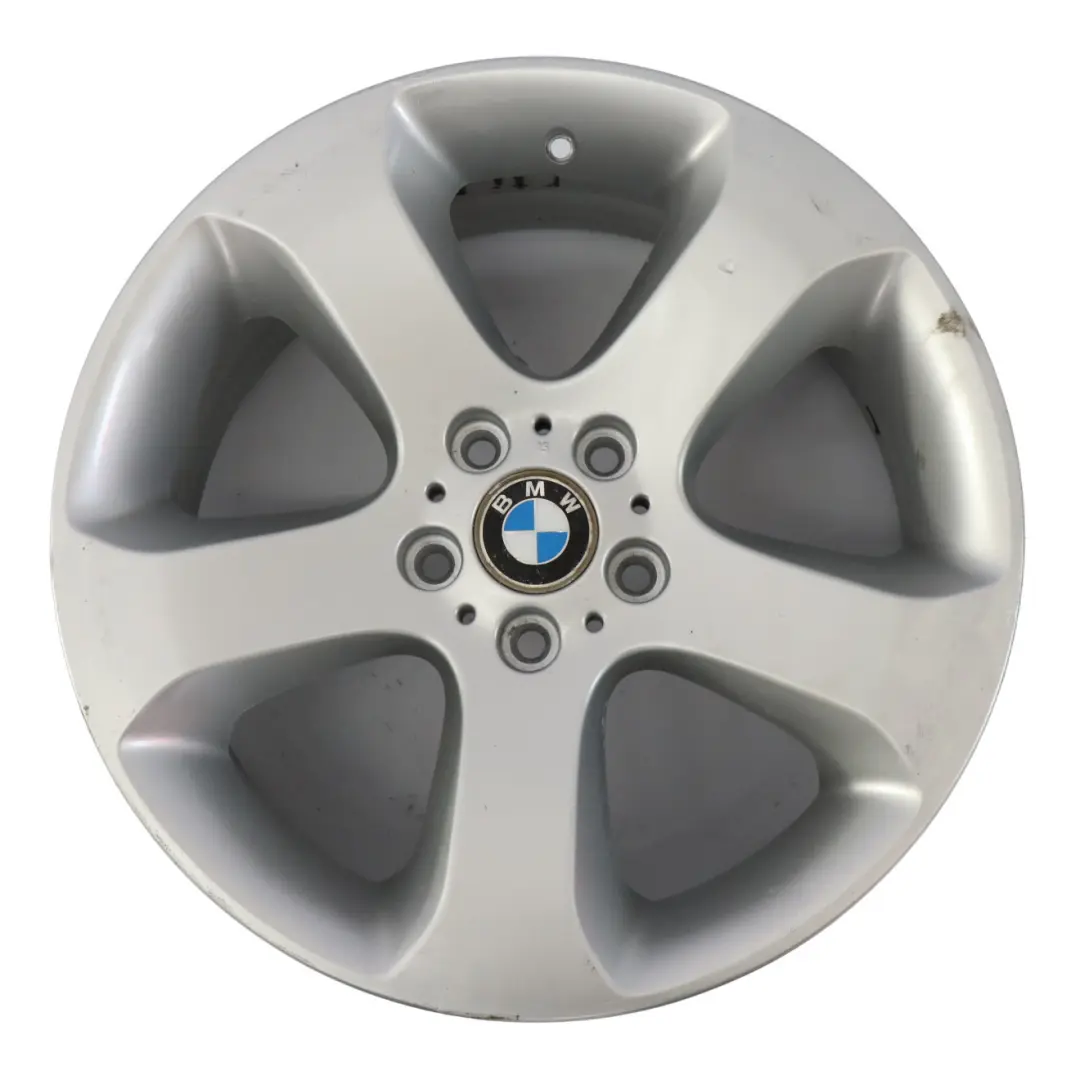 Front Silver Wheel Alloy Rim 19" Star Spoke 132 9J ET:48 to BMW X5 Series E53 with Part number 6761931 BMW X5 Series E53 Front Silver Wheel Alloy Rim 19" Star Spoke 132 9J ET:48 - SKU 6761931-4 - Part number 6761931