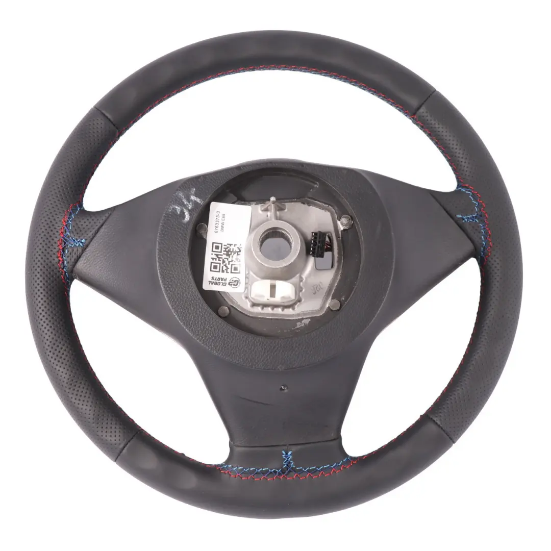 BMW E60 E61 E63 E64 NUOVO Volante Sportivo in Pelle Nera - SKU 6763373-3 - Numero di parte 6763373