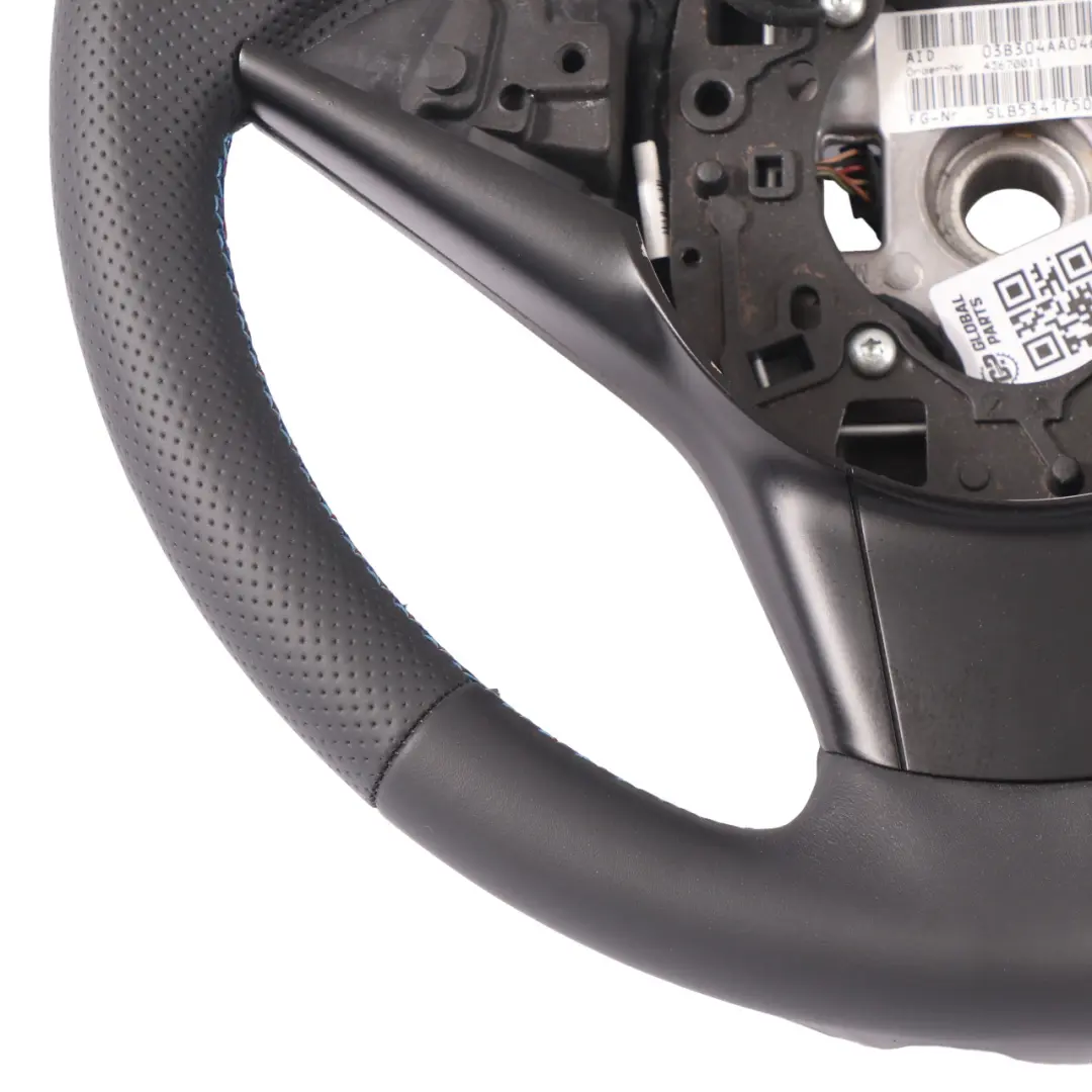 Leather Sport Steering Wheel BMW E60 E61 E63 E64 NEW Black - SKU 6763373-3 - Part number 6763373