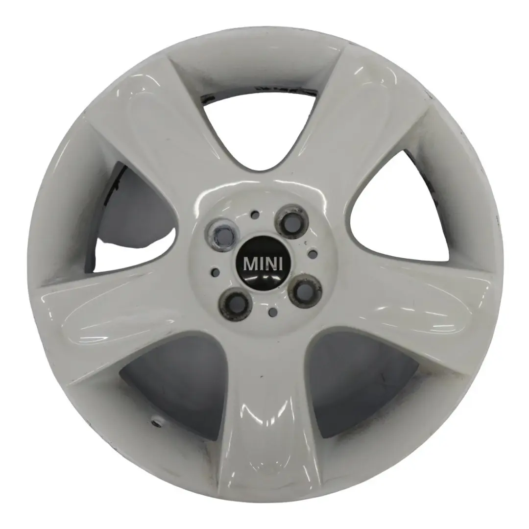 Cerchio in lega leggera bianco 17" 7J ET:47 5-Star 91 per Mini R50 R52 R53 con numero di parte 6764099 Mini R50 R52 R53 Cerchio in lega leggera bianco 17" 7J ET:47 5-Star 91 - SKU 6764099-1 - Numero di parte 6764099
