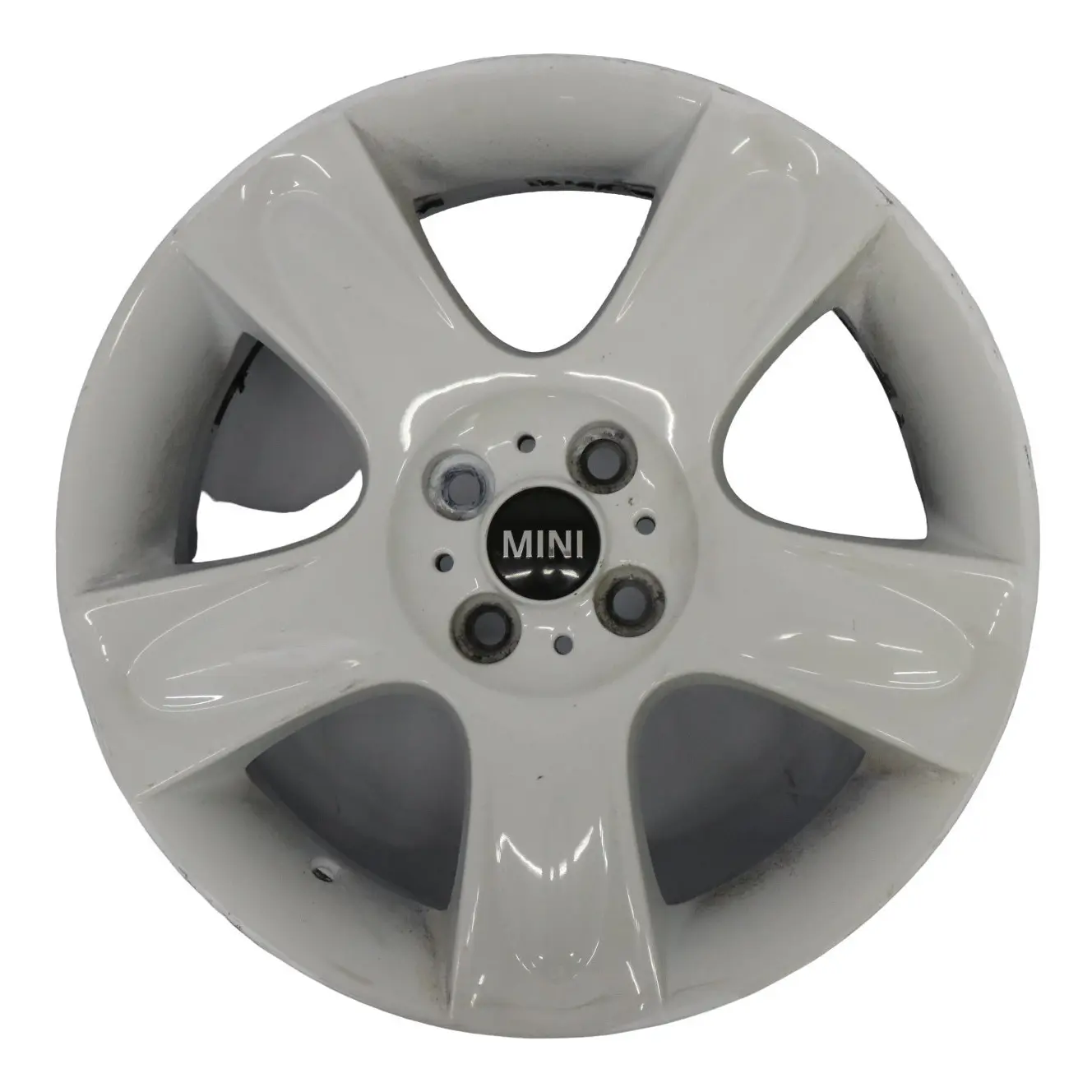 Mini R50 R52 R53 Cerchio in lega leggera bianco 17" 7J ET:47 5-Star 91 6764099