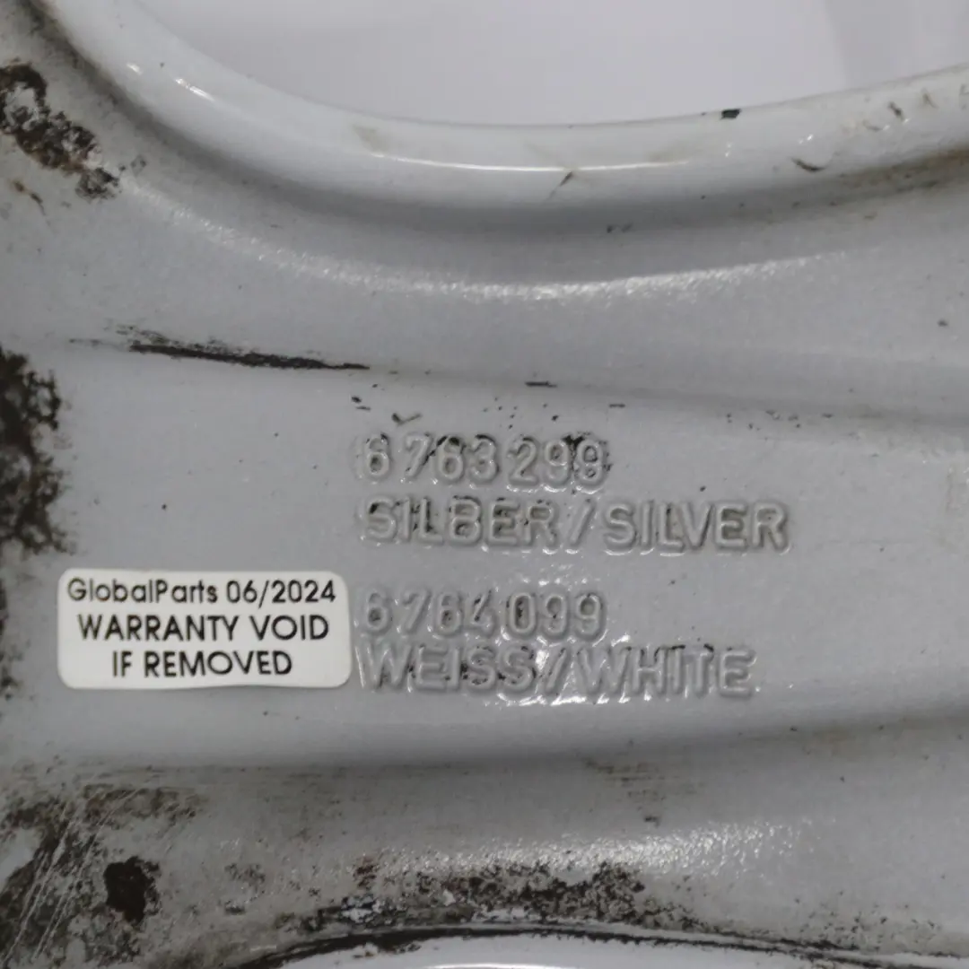 Weißes Rad Leichtmetallfelge 17" 7J ET:47 5-Star 91 für Mini R50 R52 R53 mit Teilenummer 6764099 Mini R50 R52 R53 Weißes Rad Leichtmetallfelge 17" 7J ET:47 5-Star 91 - SKU 6764099-1 - Teilenummer 6764099