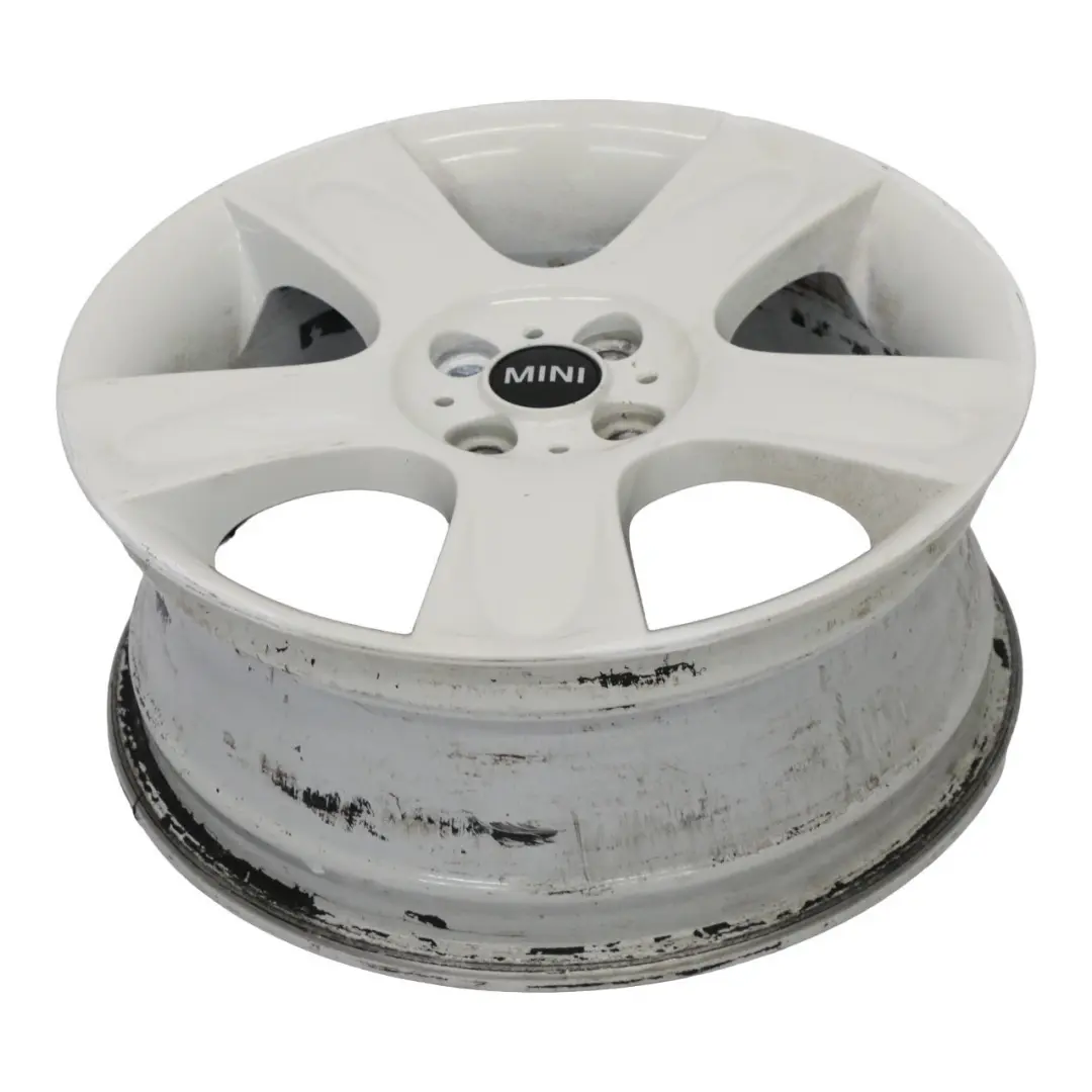 Mini R50 R52 R53 Weißes Rad Leichtmetallfelge 17" 7J ET:47 5-Star 91 - SKU 6764099-1 - Teilenummer 6764099