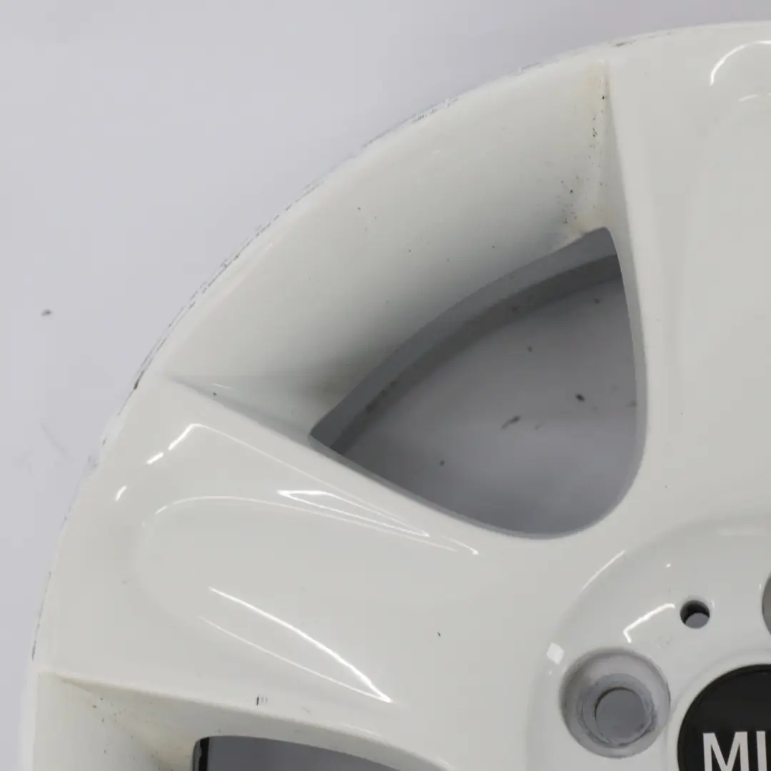 Jante blanche en alliage léger 17" 7J ET:47 5-Star 91 pour Mini R50 R52 R53 à propos du numéro de pièce 6764099 Mini R50 R52 R53 Jante blanche en alliage léger 17" 7J ET:47 5-Star 91 - SKU 6764099-2 - Numéro de pièce 6764099