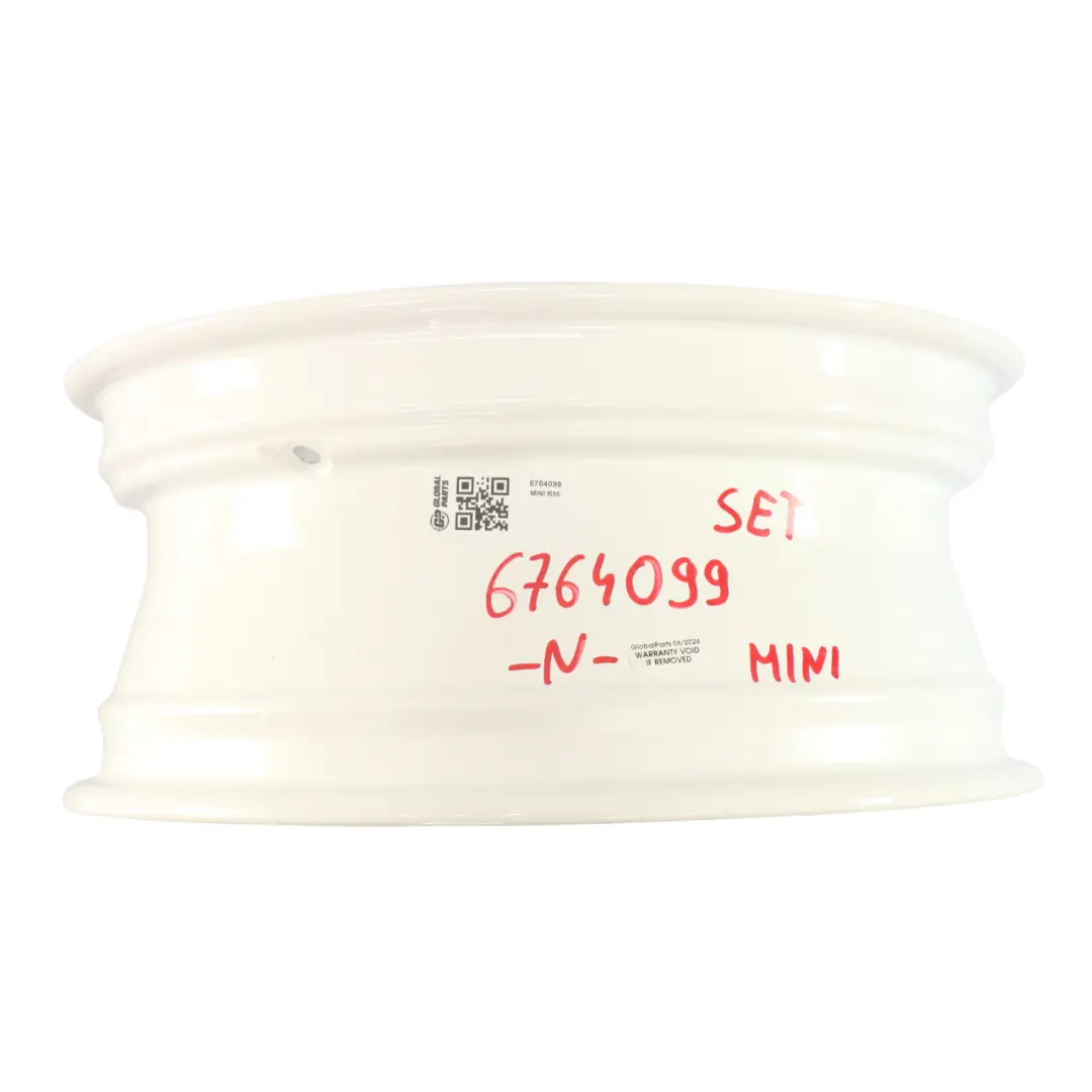 Juego llantas aleación Mini Cooper S R50 R52 R53 4x Blanco 17" 7J ET:47  - SKU 6764099 - Número de pieza 6764099