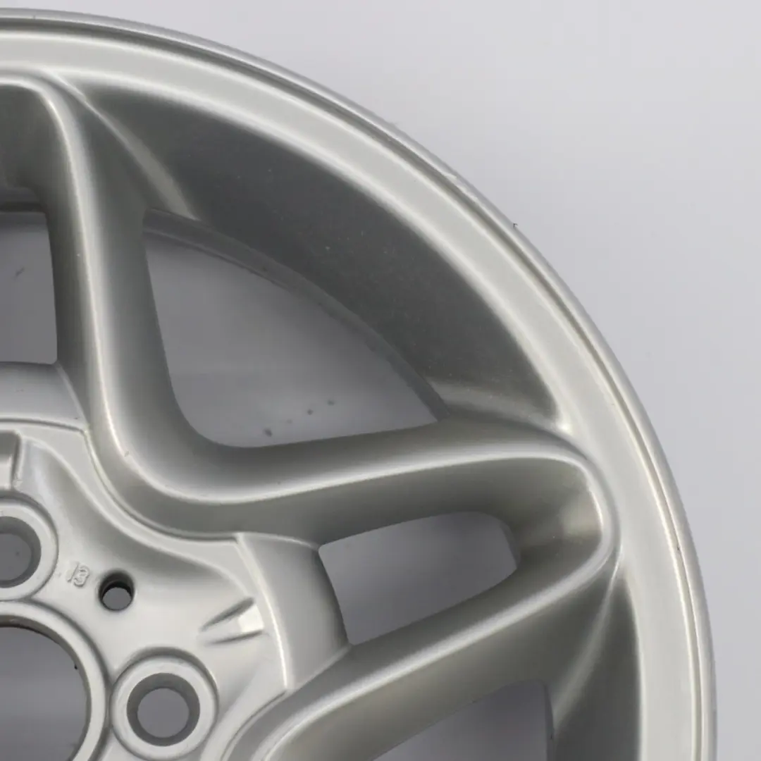 Alloy Rim 16" 6,5J ET:48 S-Winder 102 to Mini Cooper One R50 R55 R56 Silver Wheel with Part number 6768584 Mini Cooper One R50 R55 R56 Silver Wheel Alloy Rim 16" 6,5J ET:48 S-Winder 102 - SKU 6768584-2 - Part number 6768584