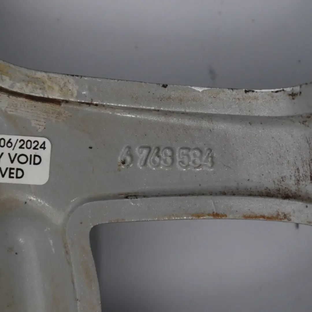 Alloy Rim 16" 6,5J ET:48 S-Winder 102 to Mini Cooper One R50 R55 R56 Silver Wheel with Part number 6768584 Mini Cooper One R50 R55 R56 Silver Wheel Alloy Rim 16" 6,5J ET:48 S-Winder 102 - SKU 6768584-4 - Part number 6768584