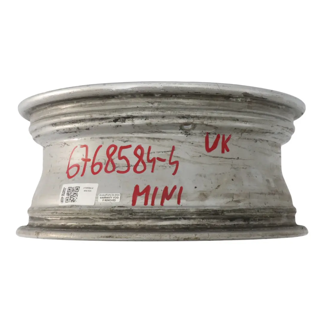 Alloy Rim 16" 6,5J ET:48 S-Winder 102 to Mini Cooper One R50 R55 R56 Silver Wheel with Part number 6768584 Mini Cooper One R50 R55 R56 Silver Wheel Alloy Rim 16" 6,5J ET:48 S-Winder 102 - SKU 6768584-4 - Part number 6768584