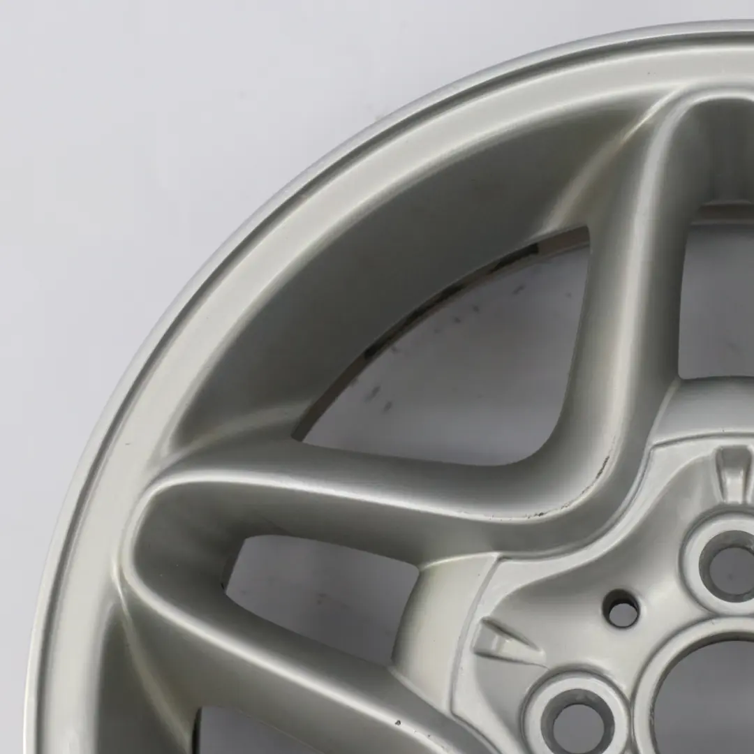 Alloy Rim 16" 6,5J ET:48 S-Winder 102 to Mini Cooper One R50 R55 R56 Silver Wheel with Part number 6768584 Mini Cooper One R50 R55 R56 Silver Wheel Alloy Rim 16" 6,5J ET:48 S-Winder 102 - SKU 6768584-4 - Part number 6768584