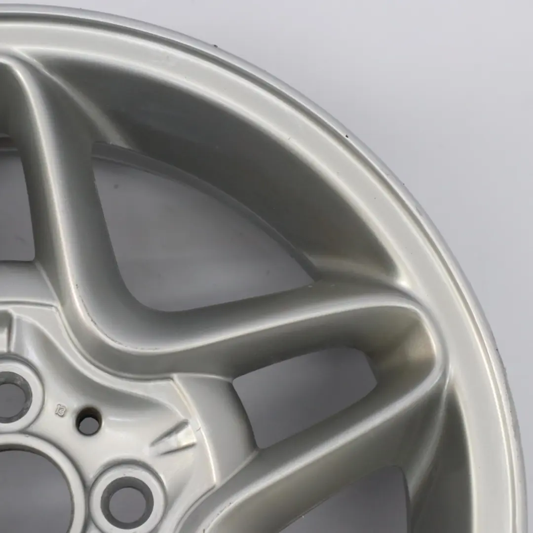 Alloy Rim 16" 6,5J ET:48 S-Winder 102 to Mini Cooper One R50 R55 R56 Silver Wheel with Part number 6768584 Mini Cooper One R50 R55 R56 Silver Wheel Alloy Rim 16" 6,5J ET:48 S-Winder 102 - SKU 6768584-4 - Part number 6768584
