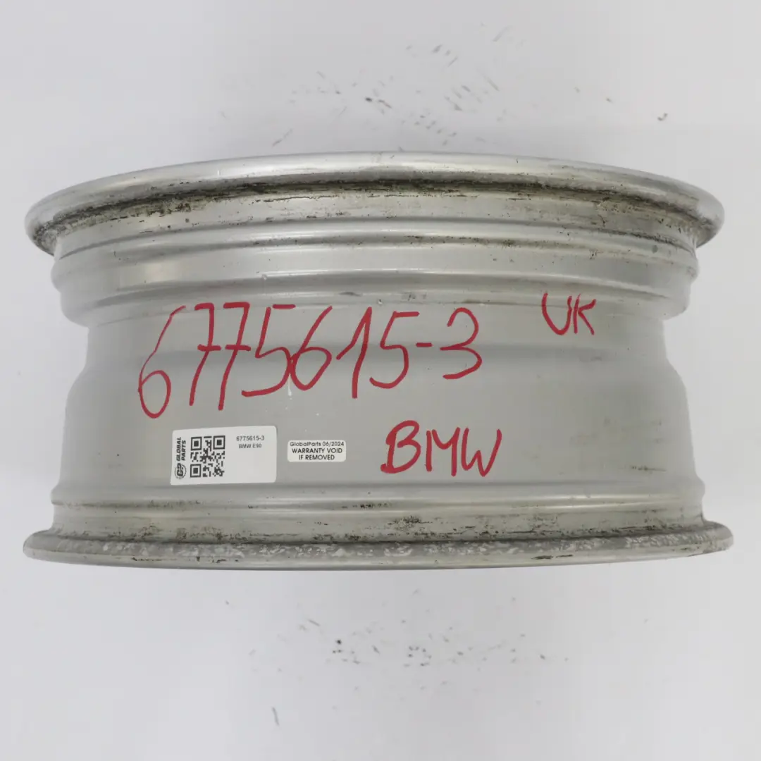 Alloy Wheel Rim 16" 7J ET:34 Radial Spoke 32 to BMW E90 E91 with Part number 6775615 BMW E90 E91 Alloy Wheel Rim 16" 7J ET:34 Radial Spoke 32 - SKU 6775615-3 - Part number 6775615