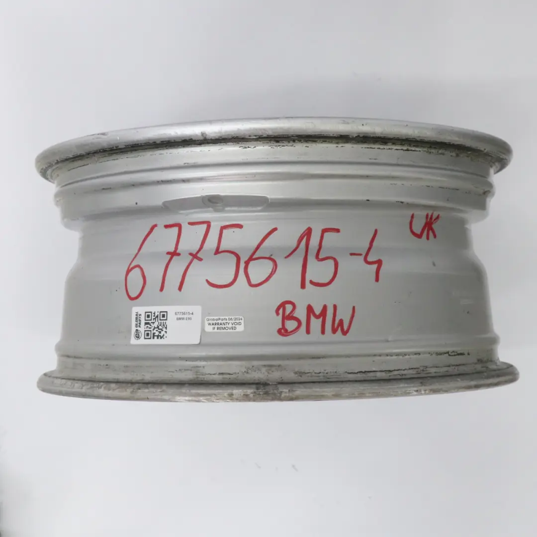 Alloy Wheel Rim 16" 7J ET:34 Radial Spoke 32 to BMW E90 E91 with Part number 6775615 BMW E90 E91 Alloy Wheel Rim 16" 7J ET:34 Radial Spoke 32 - SKU 6775615-4 - Part number 6775615