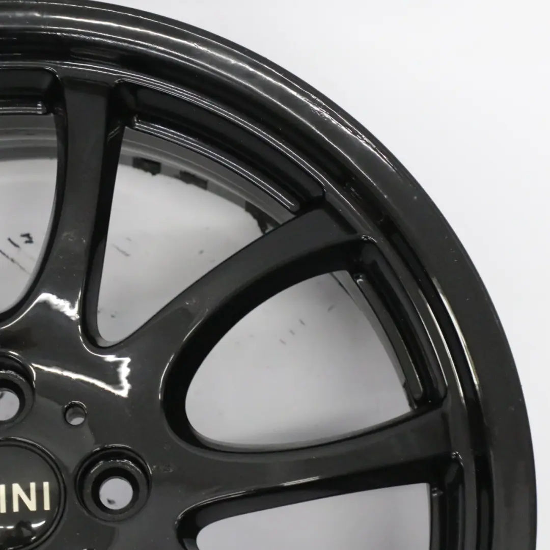 Alloy Rim Black 18" 7J ET:52 Double Spoke R105 to Mini R50 R56 JCW Wheel with Part number 6777973 Mini R50 R56 JCW Wheel Alloy Rim Black 18" 7J ET:52 Double Spoke R105 - SKU 6777973-5 - Part number 6777973