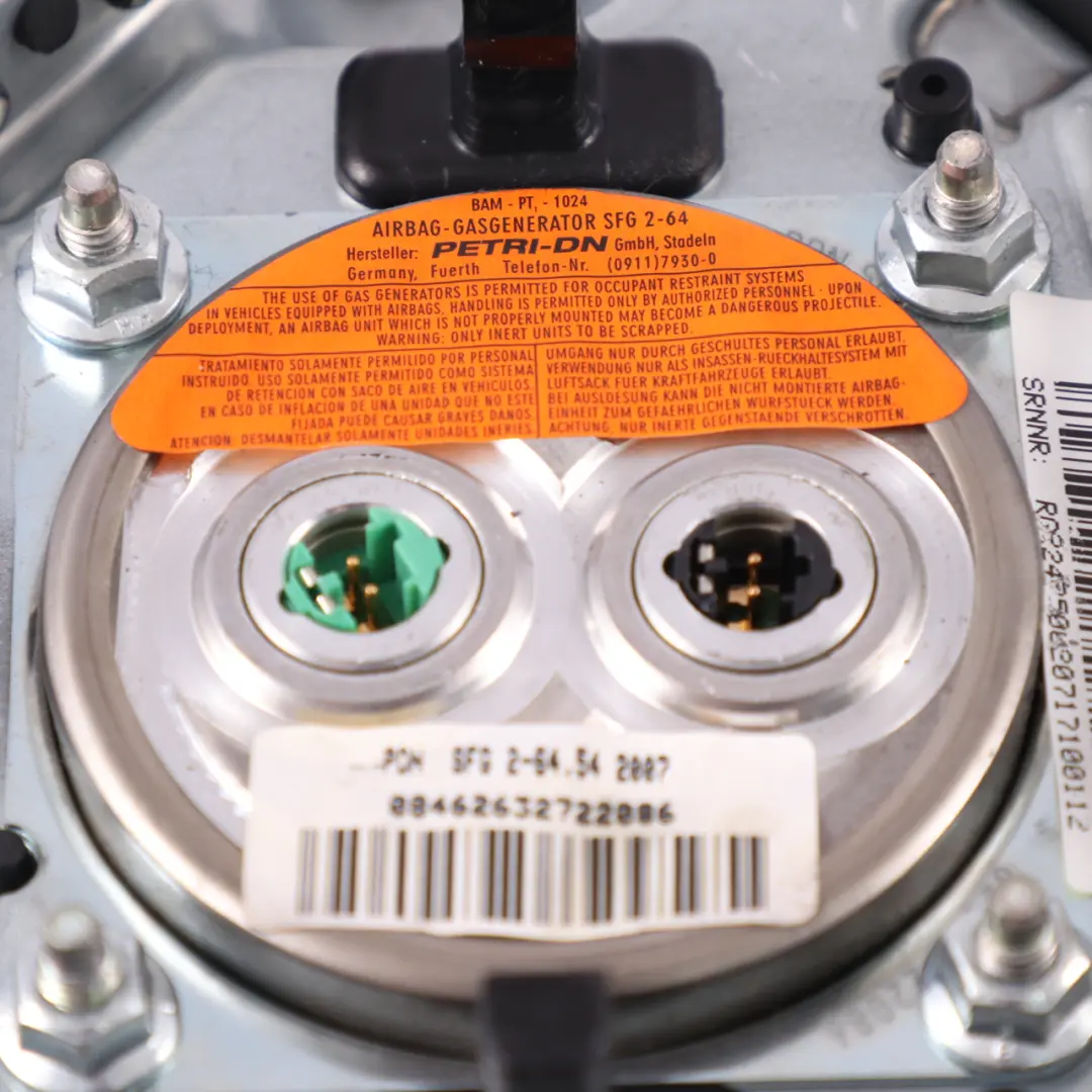 lato guida Modulo 6762450 per Mini Cooper One R50 R52 R53 Volante con numero di parte 6779258 Mini Cooper One R50 R52 R53 Volante lato guida Modulo 6762450 - SKU 6779258-1 - Numero di parte 6779258