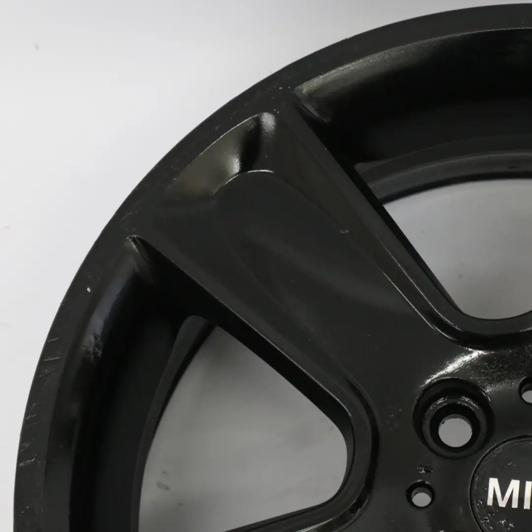 Llanta De aleacion 17" 7J ET:48 Black Star Bullet 111 para Mini One R55 R56 R57 con número de pieza 6784124 Mini One R55 R56 R57 Llanta De aleacion 17" 7J ET:48 Black Star Bullet 111 - SKU 6784124-1 - Número de pieza 6784124