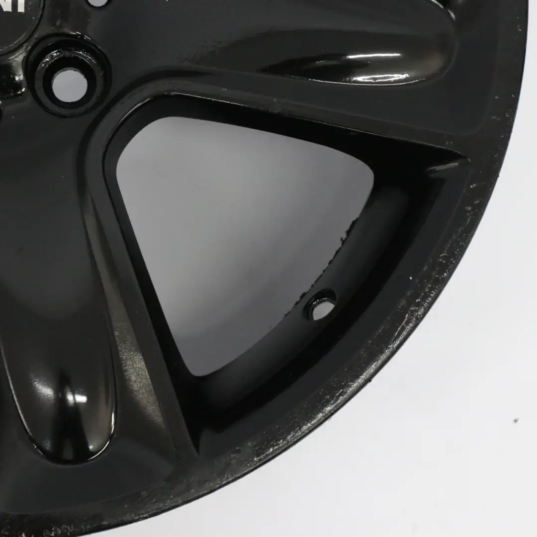 Mini Cooper One R55 R56 R57 Wheel Alloy Rim 17" 7J ET:48 Black Star Bullet 111 - SKU 6784124-1 - Part number 6784124