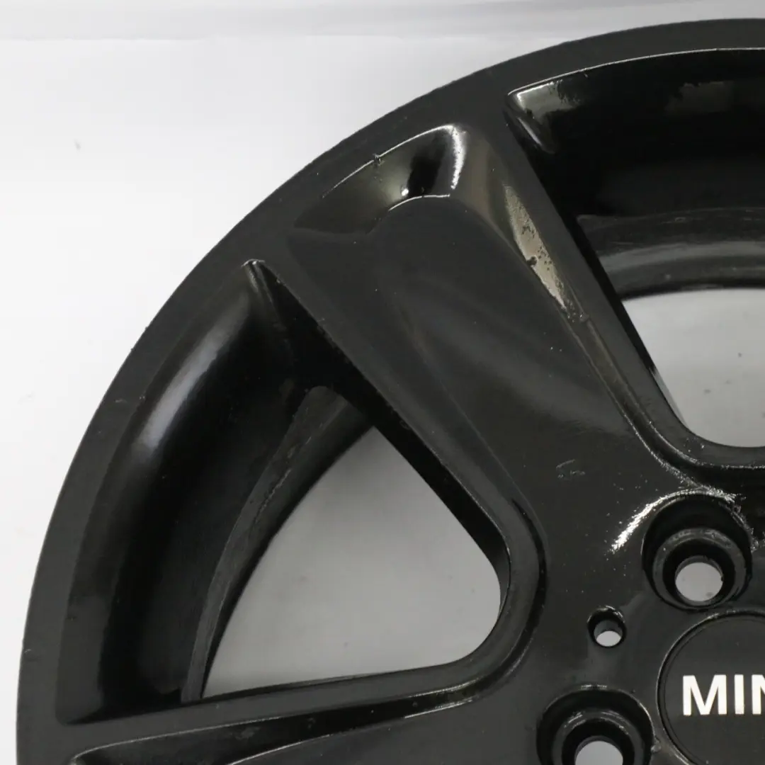 Mini R55 R56 R57 Cerchio in lega 17" 7J ET:48 Proiettile stella nera 111 - SKU 6784124-3 - Numero di parte 6784124