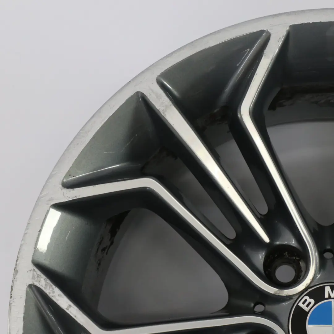  Llanta BMW X1 E84 Alloy Ferricgrey 18" Honeycomb Styling 323 8J ET:30 - SKU 6789147-2 - Número de pieza 6789147
