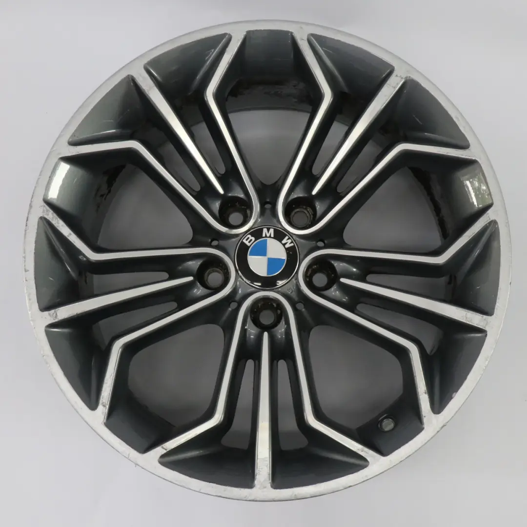 Cerchio ruota BMW X1 E84 Alloy Ferricgrey 18" Honeycomb Styling 323 8J per con numero di parte 6789147 Cerchio ruota BMW X1 E84 Alloy Ferricgrey 18" Honeycomb Styling 323 8J - SKU 6789147-2 - Numero di parte 6789147