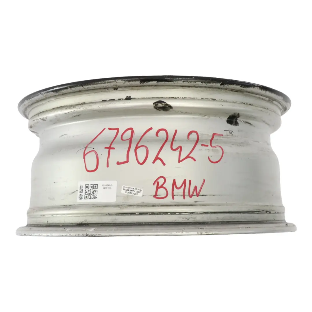 BMW F30 F31 F32 F36 Cerchio lega nero 17" raggi stellari 393 7,5J ET:37 - SKU 6796242-5 - Numero di parte 6796242