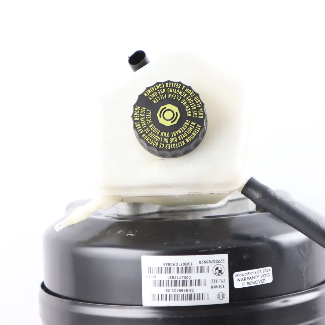 Servofreno Unidad Cilindro Maestro para BMW F20 F21 F22 F30 F31 con número de pieza 6798423 BMW F20 F21 F22 F30 F31 Servofreno Unidad Cilindro Maestro - SKU 6798423-2 - Número de pieza 6798423