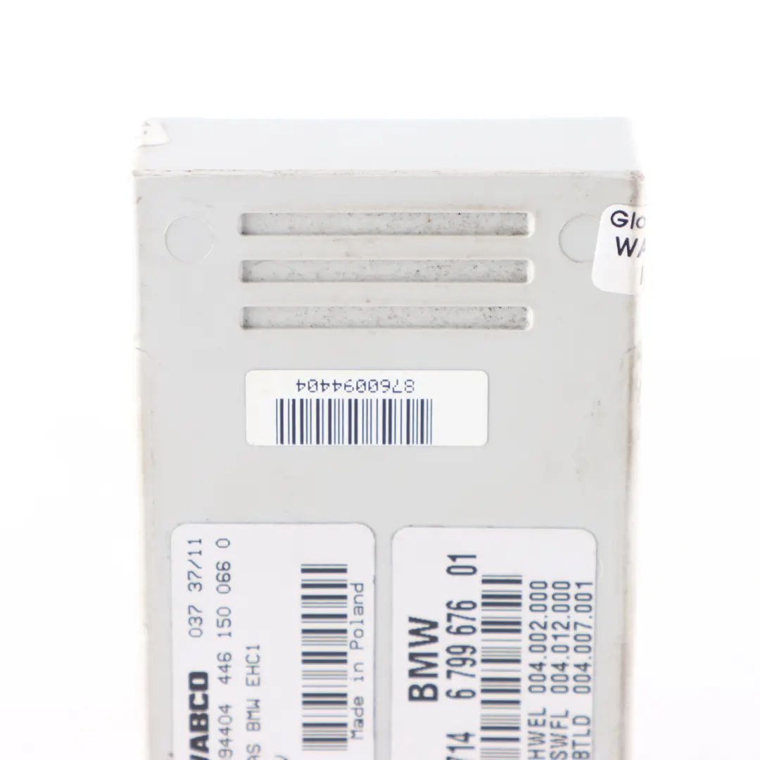 Control Unit BMW F01 F02 F07 Air Suspension Control Module ECU to with Part number 6799676 Control Unit BMW F01 F02 F07 Air Suspension Control Module ECU - SKU 6799676 - Part number 6799676