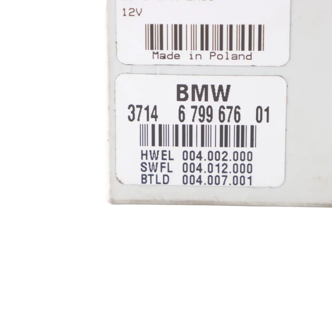 Control Unit BMW F01 F02 F07 Air Suspension Control Module ECU to with Part number 6799676 Control Unit BMW F01 F02 F07 Air Suspension Control Module ECU - SKU 6799676 - Part number 6799676