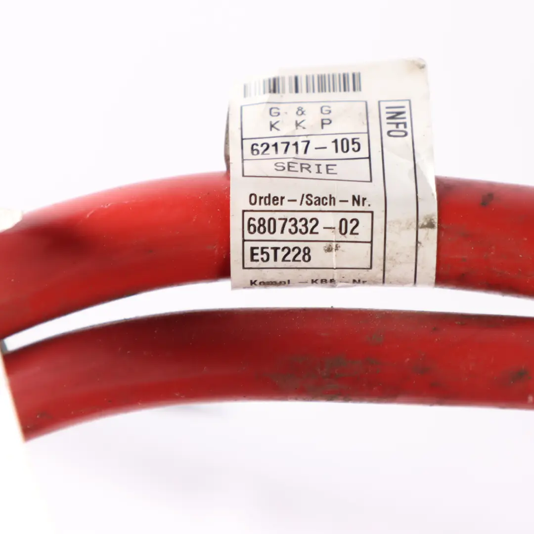 530eX B48X Hybrid Cablaggio Batteria Positivo Sotto Piano per BMW G30 530e con numero di parte 6807332 BMW G30 530e 530eX B48X Hybrid Cablaggio Batteria Positivo Sotto Piano - SKU 6807332 - Numero di parte 6807332