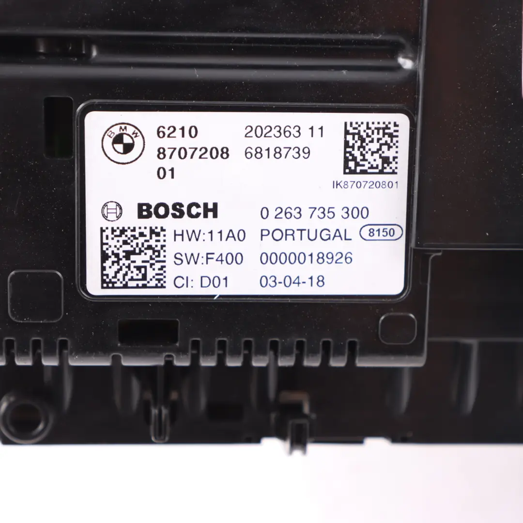 Multifunctional Instrument Display BMW F30 F31 LCI Speedometer Manual to with Part number 6818739 Multifunctional Instrument Display BMW F30 F31 LCI Speedometer Manual - SKU 6818739-1 - Part number 6818739