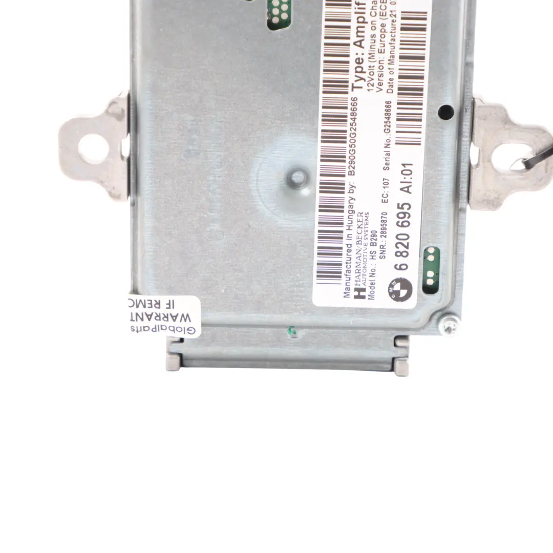 Módulo Amplificador De Sonido Harman/Becker para BMW F83 con número de pieza 6820695 BMW F83 Módulo Amplificador De Sonido Harman/Becker - SKU 6820695 - Número de pieza 6820695