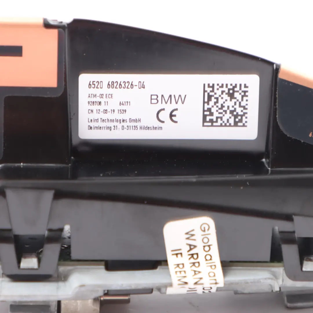 BMW F40 G05 G20 G30 Aleta de tiburón Techo Antena Módulo Unidad - SKU 6826326 - Número de pieza 6826326