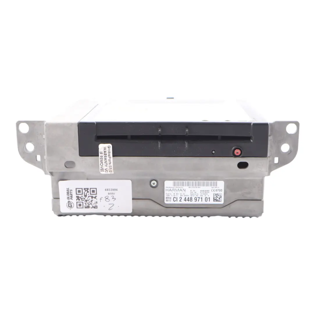 Head Unit Radio Media Player Navigation to BMW F83 with Part number 6833996 BMW F83 Head Unit Radio Media Player Navigation - SKU 6833996 - Part number 6833996