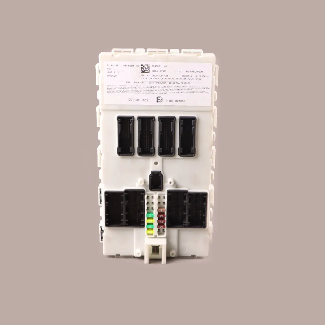 Module BCM Body Control Unit Module ECU to BMW F20 with Part number 6843901 BMW F20 Module BCM Body Control Unit Module ECU - SKU 6843901 - Part number 6843901