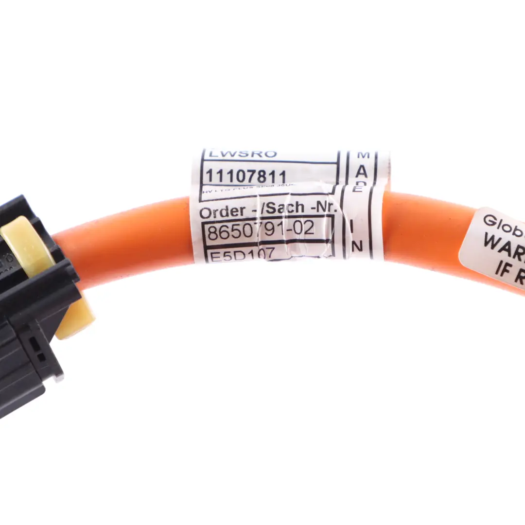 Accumulator Battery Positive Cable Wiring Plug to BMW G11 G12 G20 G30 HV with Part number 6850791 BMW G11 G12 G20 G30 HV Accumulator Battery Positive Cable Wiring Plug - SKU 8650791 - Part number 6850791