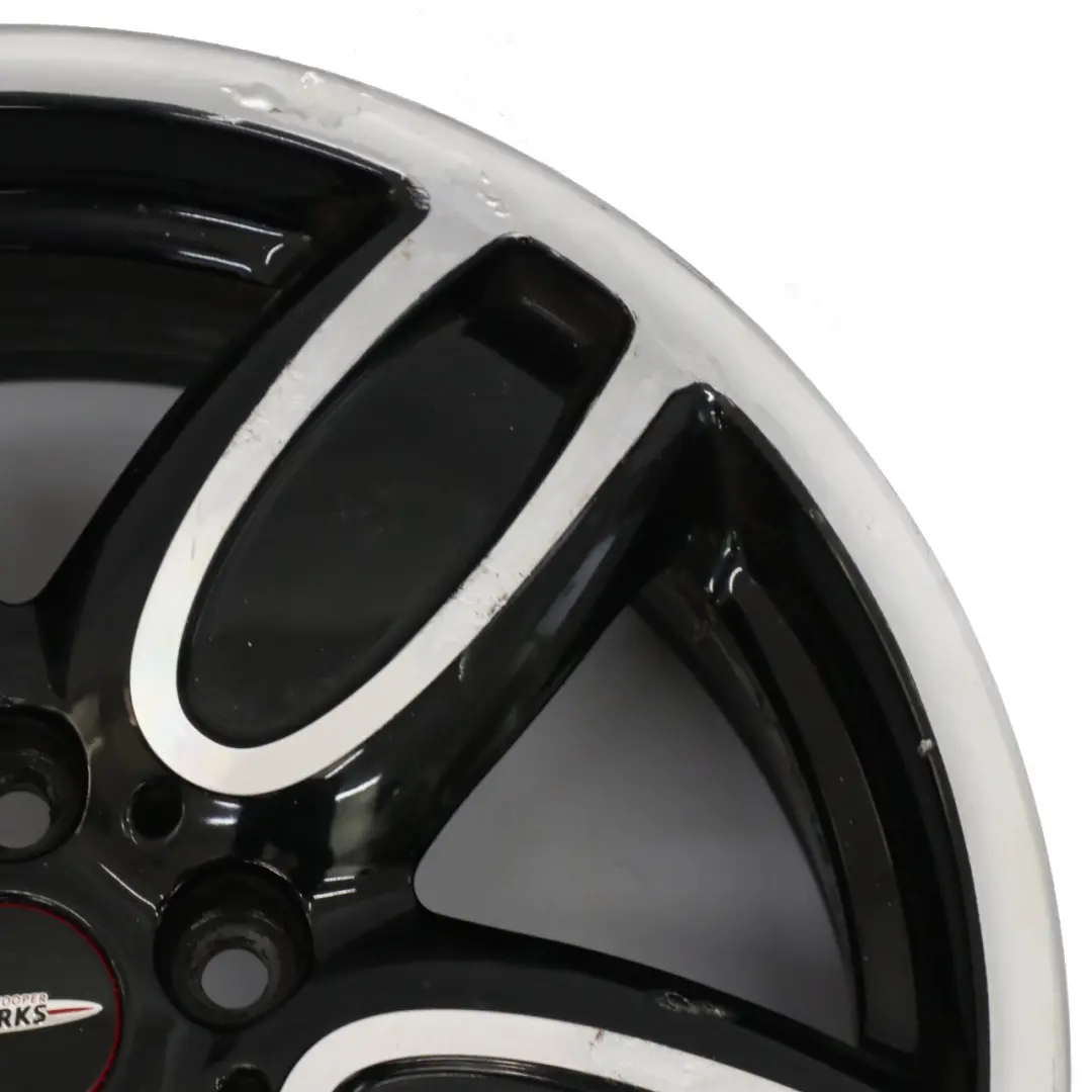 Mini F55 F56 F57 Black Wheel Alloy Rim 18" 7J ET:54 JCW Cup Spoke - SKU 6855115-1 - Part number 6855115