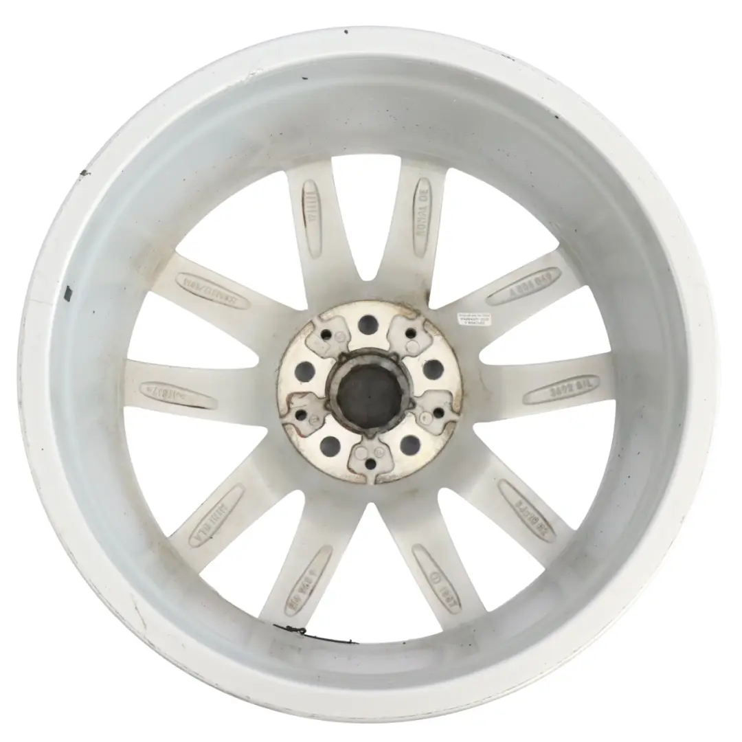Silber Felge 18" 8J ET:57 JCW Grip Speiche für Mini F54 mit Teilenummer 6856049 Mini F54 Silber Felge 18" 8J ET:57 JCW Grip Speiche - SKU 6856049-1 - Teilenummer 6856049