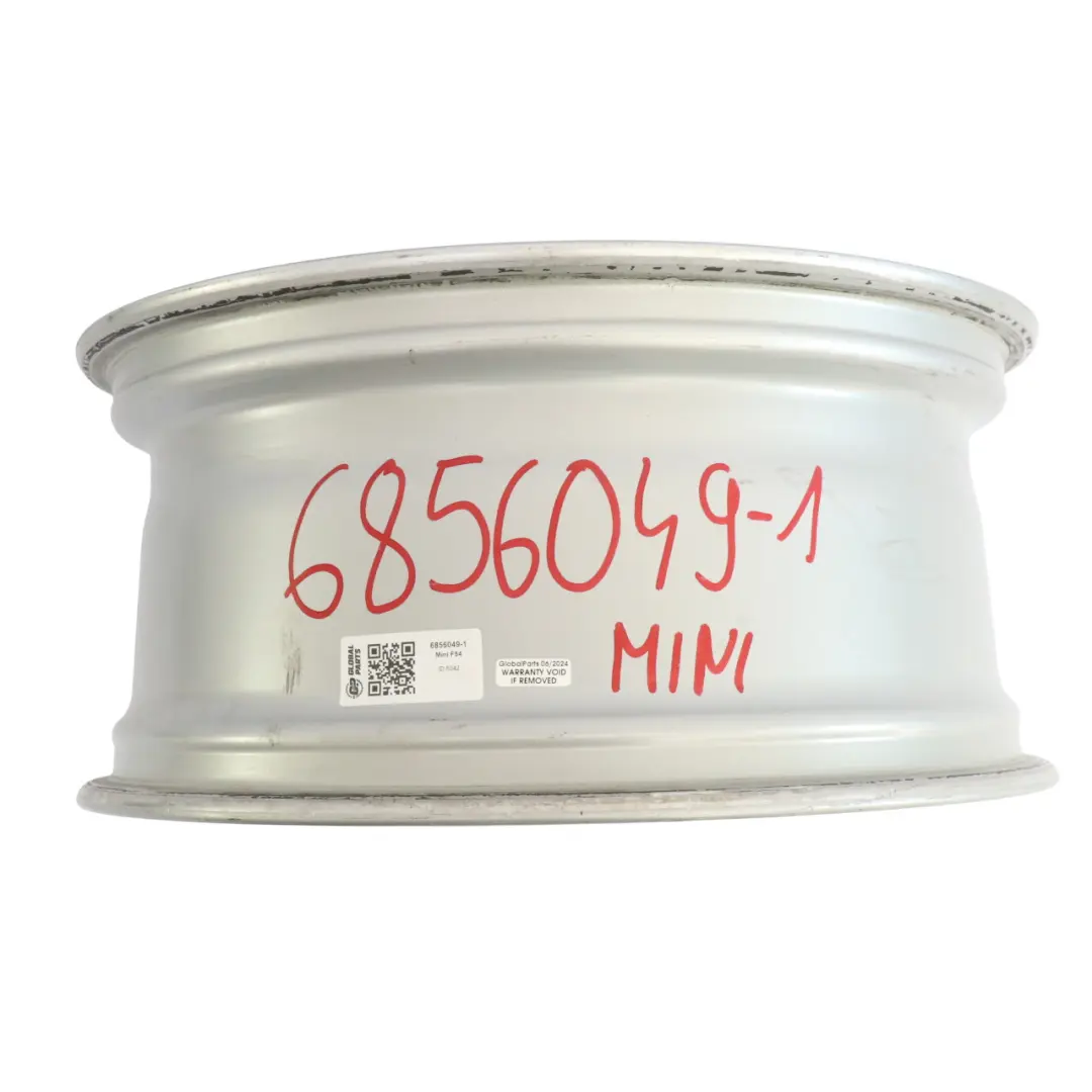 llanta de aleación de plata 18" 8J ET:57 JCW Grip Spoke para Mini F54 con número de pieza 6856049 Mini F54 llanta de aleación de plata 18" 8J ET:57 JCW Grip Spoke - SKU 6856049-1 - Número de pieza 6856049